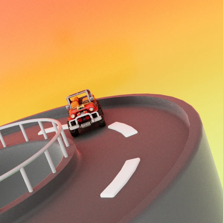 C4D 小车 1